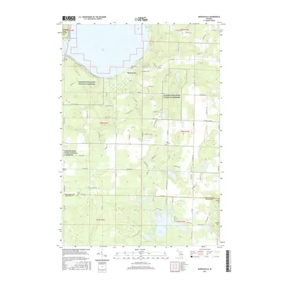 2017 Map of Burdickville, 2017 Print