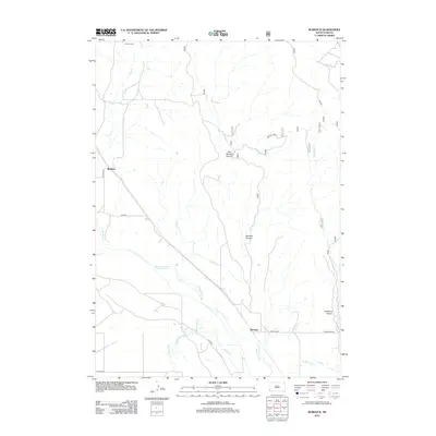 2012 Map of Burdock, 2012 Print