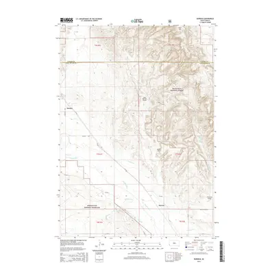 2015 Map of Burdock, 2015 Print