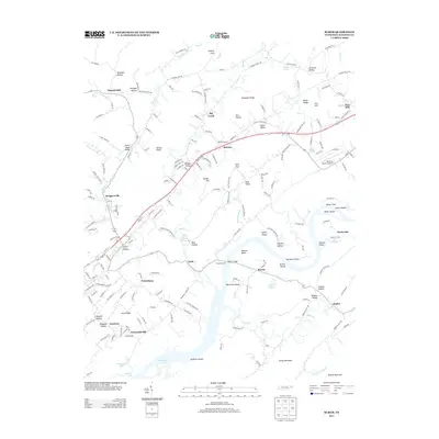 2013 Map of Burem, 2013 Print