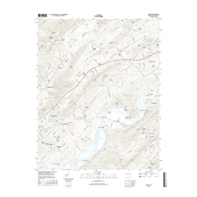 2016 Map of Burem, 2016 Print
