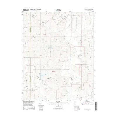 2015 Map of Burfordville, 2015 Print