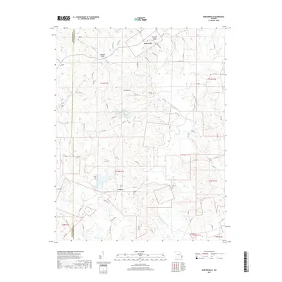 2017 Map of Burfordville, 2017 Print