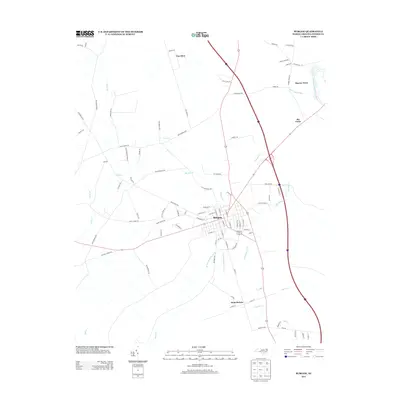 2013 Map of Burgaw, 2013 Print