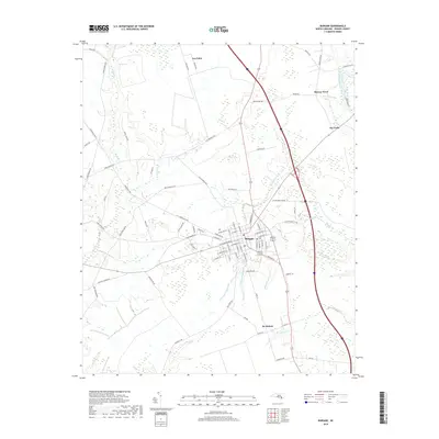 2019 Map of Burgaw, 2019 Print