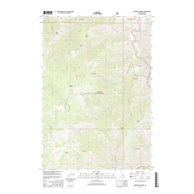 2017 Map of Burgdorf Summit, 2017 Print