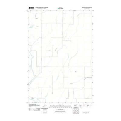 2010 Map of Burgen Lake, 2010 Print