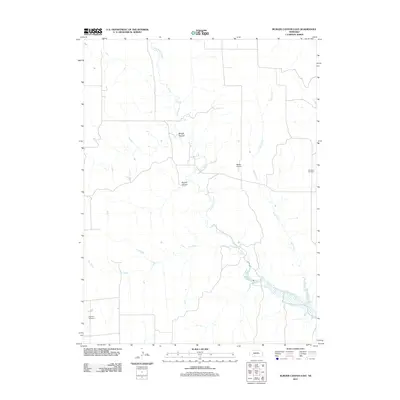 2011 Map of Burger Canyon East, 2011 Print