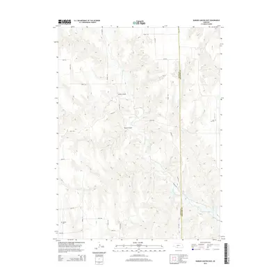 2014 Map of Burger Canyon East, 2014 Print