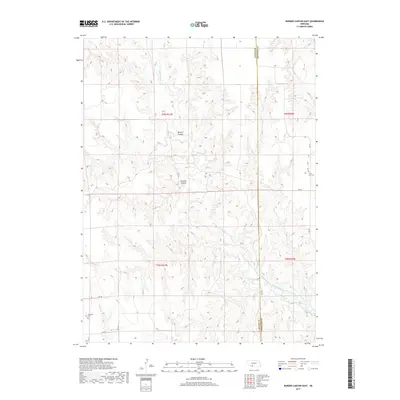 2017 Map of Burger Canyon East, 2017 Print