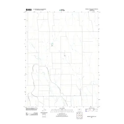 2011 Map of Burger Canyon SE, 2011 Print