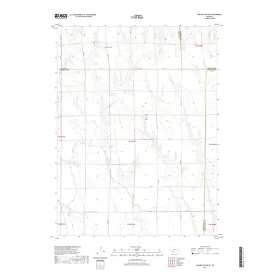 2017 Map of Burger Canyon SE, 2017 Print