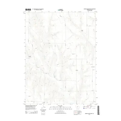 2014 Map of Burger Canyon West, 2014 Print