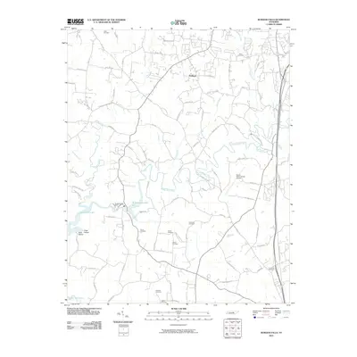 2010 Map of Burgess Falls, 2010 Print