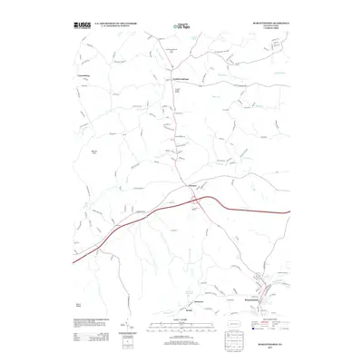 2013 Map of Burgettstown, 2013 Print