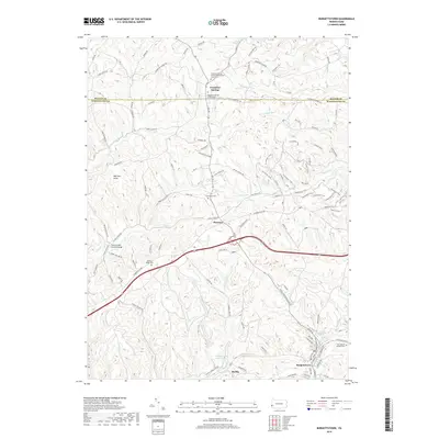 2019 Map of Burgettstown, 2019 Print