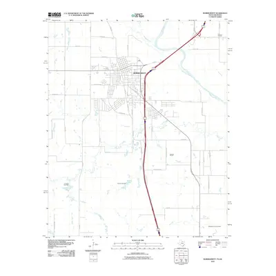 2010 Map of Burkburnett, 2010 Print