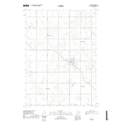 2017 Map of Burke, 2017 Print