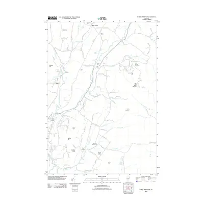 2012 Map of Burke Mountain, 2012 Print