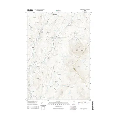 2015 Map of Burke Mountain, 2015 Print