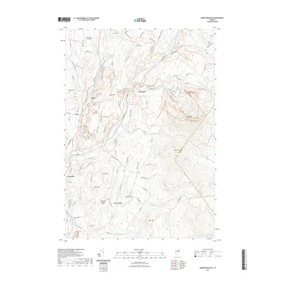 2021 Map of Burke Mountain, 2021 Print