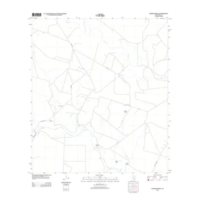 2013 Map of Burkes Ridge, 2013 Print