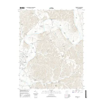2016 Map of Burkesville, 2016 Print
