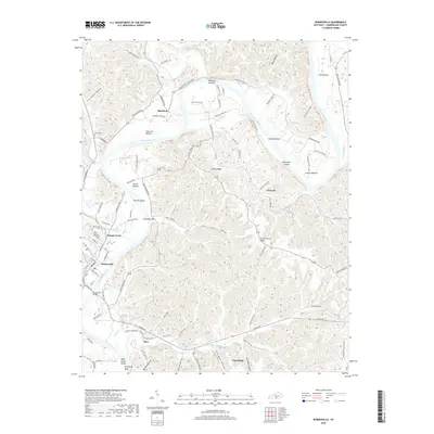 2019 Map of Burkesville, 2019 Print