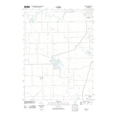 2010 Map of Burket, 2010 Print