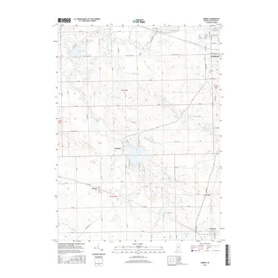 2016 Map of Burket, 2016 Print