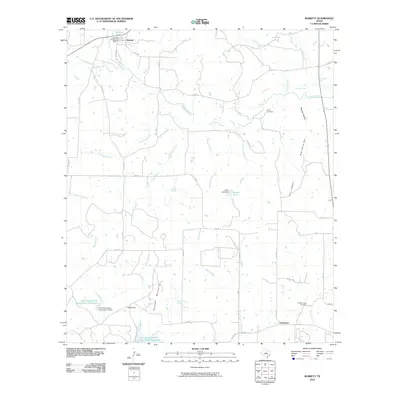 2010 Map of Burkett, 2010 Print