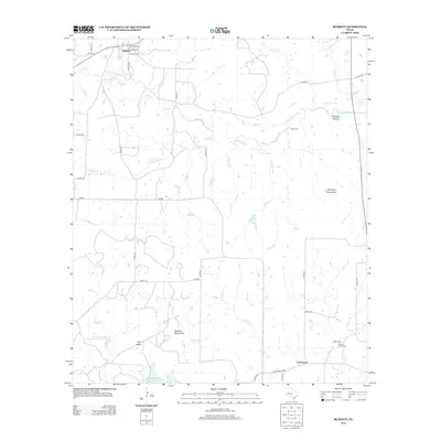 2013 Map of Burkett, 2013 Print