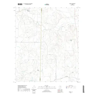 2019 Map of Burkett, 2019 Print