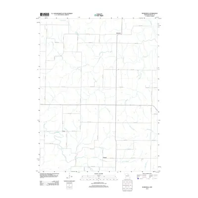 2012 Map of Burksville, 2012 Print