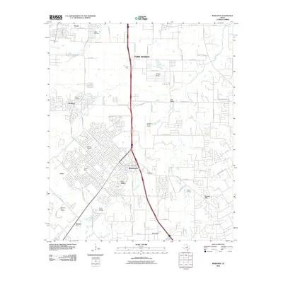 2010 Map of Burleson, 2010 Print