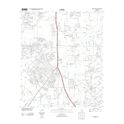 2012 Map of Burleson, 2012 Print