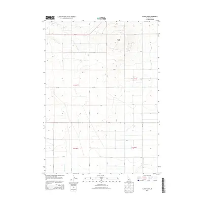 2013 Map of Burley Butte, 2013 Print