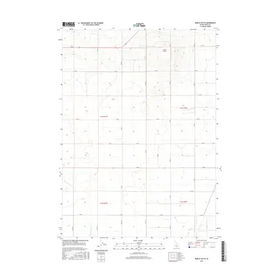 2017 Map of Burley Butte, 2017 Print