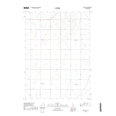 2020 Map of Burley Butte, 2020 Print