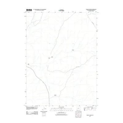 2012 Map of Burley Draw, 2012 Print