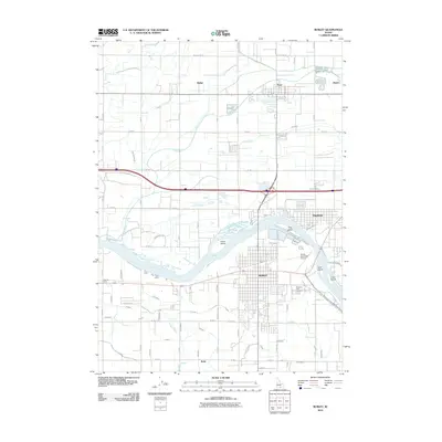 2010 Map of Burley, 2010 Print