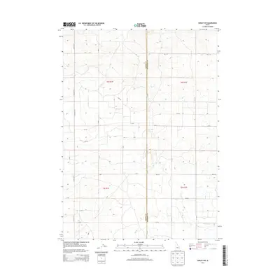 2013 Map of Burley NW, 2013 Print
