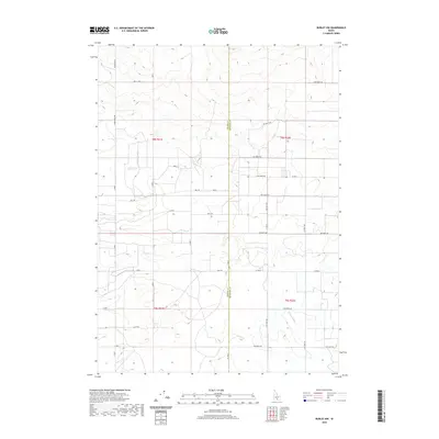 2020 Map of Burley NW, 2020 Print