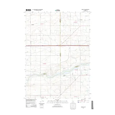 2013 Map of Burley SW, 2013 Print