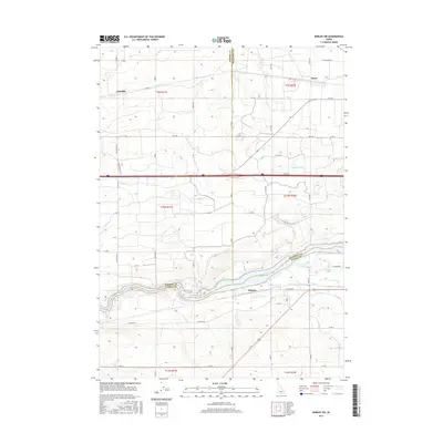 2017 Map of Burley SW, 2017 Print