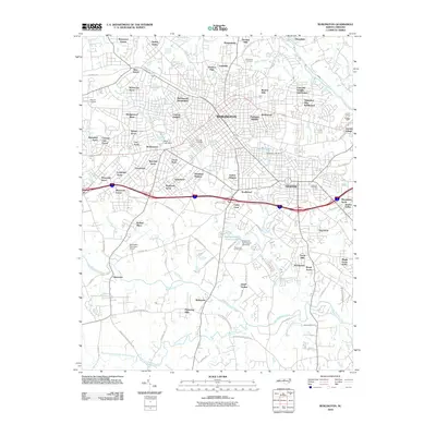 2010 Map of Burlington, 2010 Print