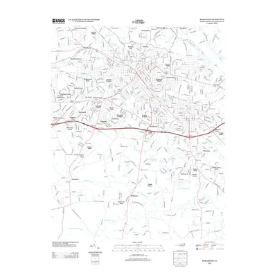 2013 Map of Burlington, 2013 Print