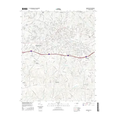 2016 Map of Burlington, 2016 Print