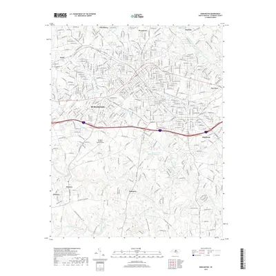 2019 Map of Burlington, 2019 Print