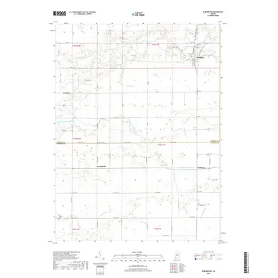 2019 Map of Burlington, 2019 Print